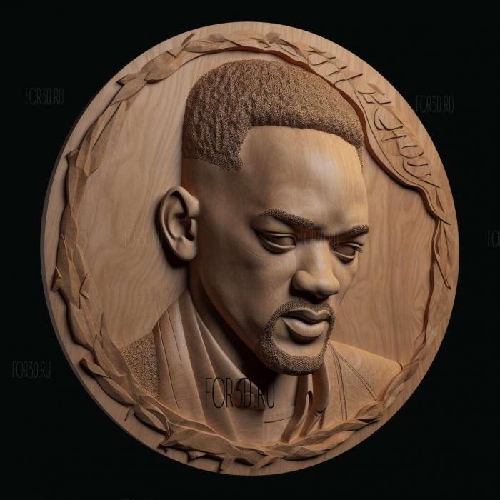 Will Smith 3 stl model for CNC